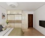 high gloss sliding door closet