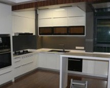 High Quality Plywood Kitchen Cabinet Manufacure