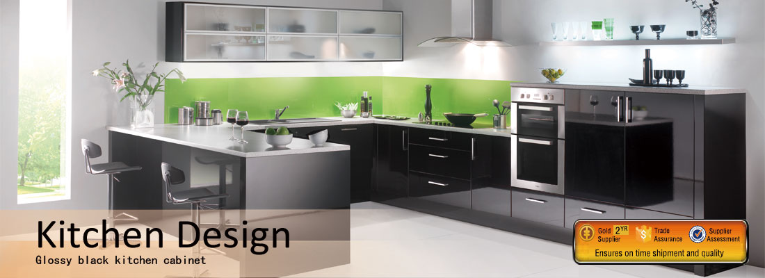 High Gloss Plywood Grey Acrylic Kitchen Cabinet Supplier