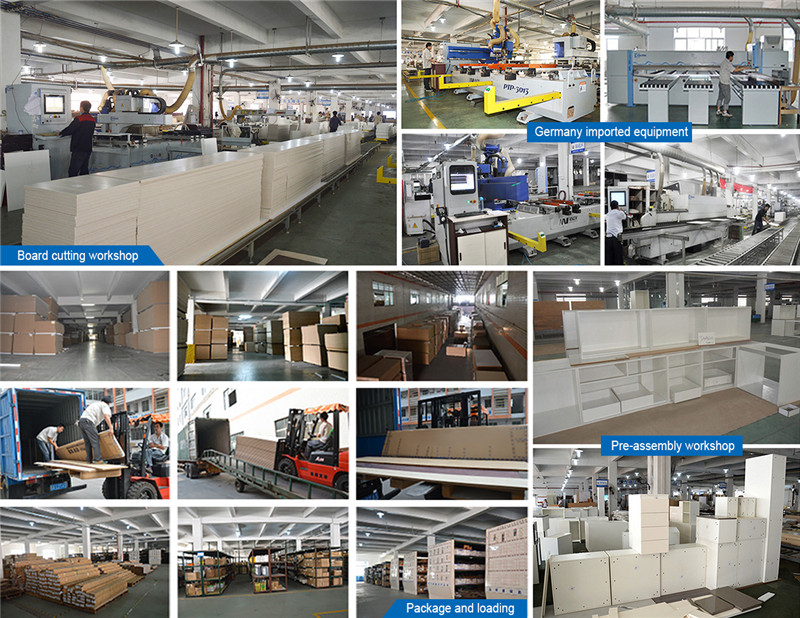 Factory view of Foshan Daban kitchen cabinet and wardrobe