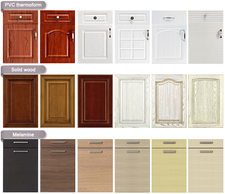 Prefab melamine kitchen cabinet from Foshan China Manufacturer