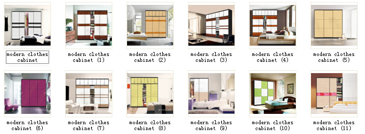 modern clothes cabinet