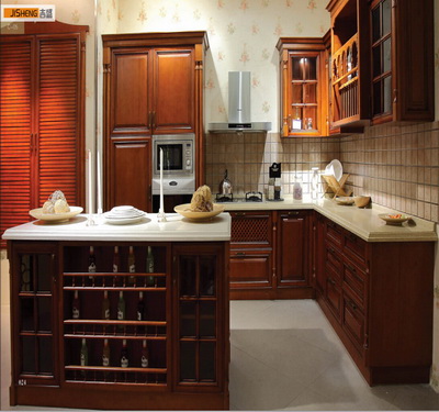 traditional kitchen cabinet