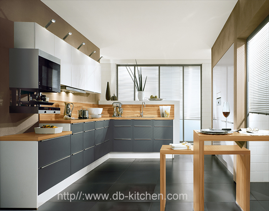 grey kitchen cabinets