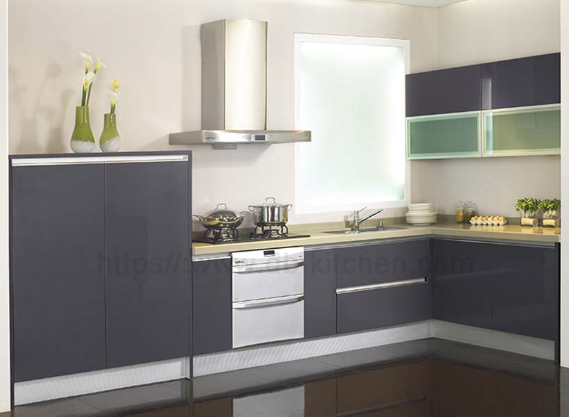 grey kitchen cabinets